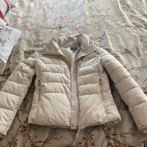 Forever 21 Puffer Jacket Color:Beige